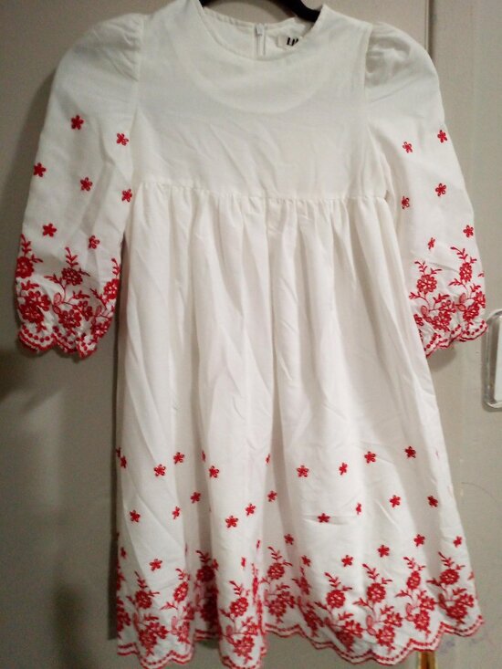 Lilou Other - Embroidered Eyelet High Wasted Dress